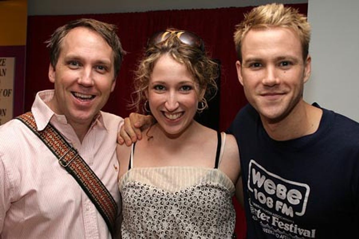 In My Life reunion--Kilty Reidy, Courtney Balan and Christopher J. Hanke at 