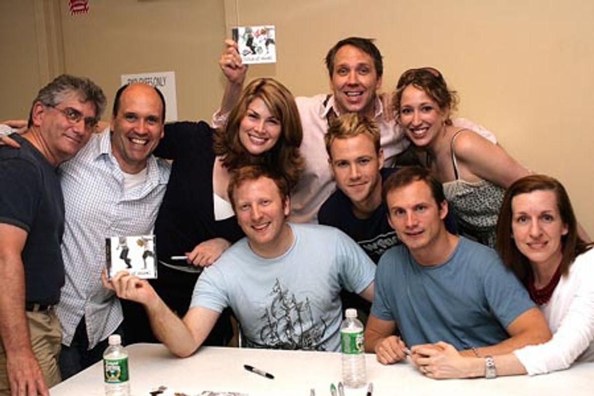 Joel Moss, Larry Pressgrove, Heidi Blickenstaff, Hunter Bell, Kilty Reidy, Christopher J. Hanke, Jeff Bowen, Courtney Balan, and Susan Blackwell at 