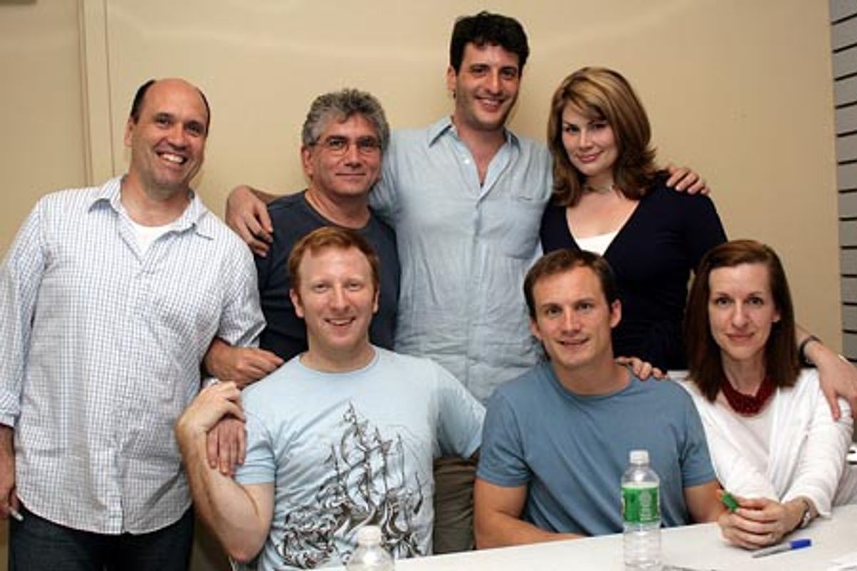 Larry Pressgrove, Hunter Bell, Joel Moss, Noah Cornman, Jeff Bowen, Heidi Blickenstaff, and Susan Blackwell at 