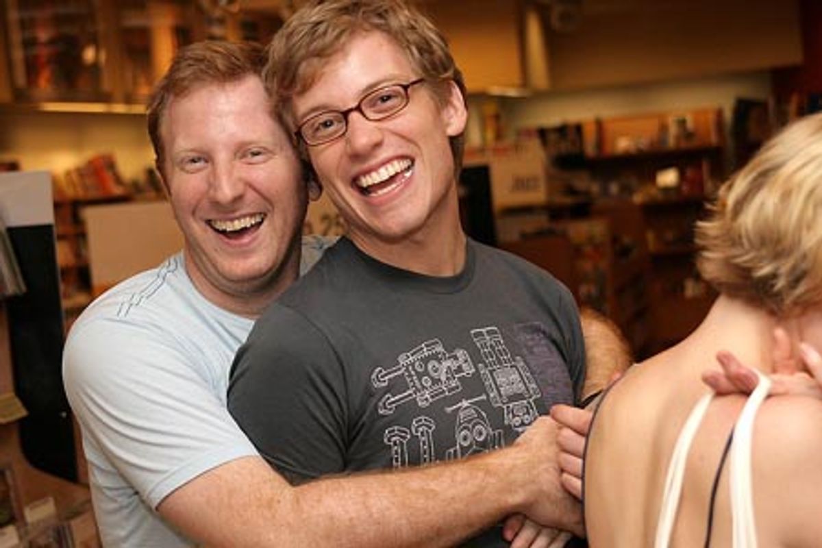 Hunter Bell and Barrett Foa at 
