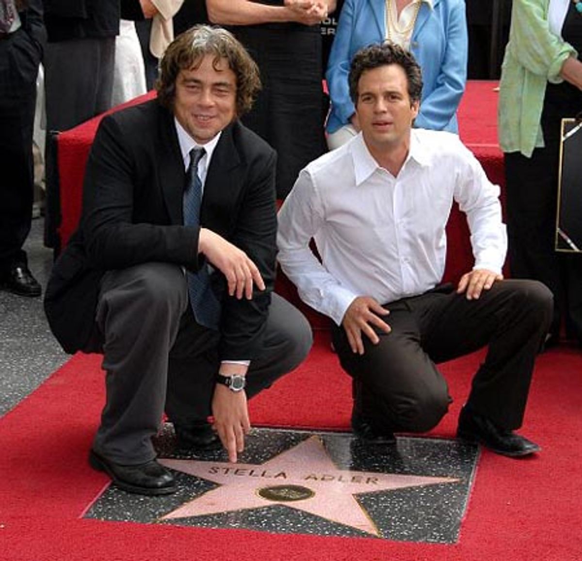 Benicio Del Toro and Mark Ruffalo at 
