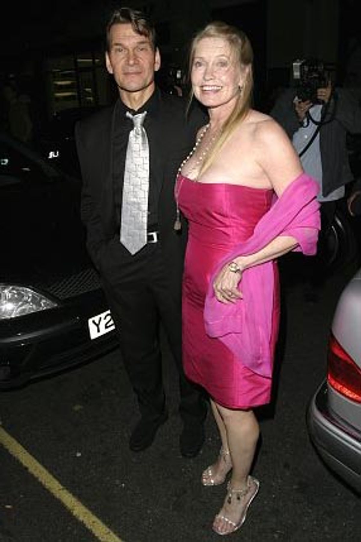 Patrick Swayze and Lisa Niemi at 