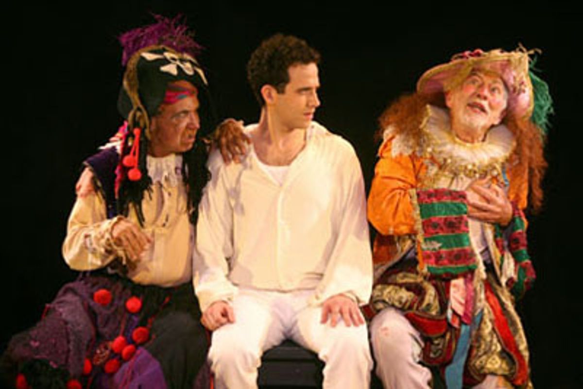 Robert R. Oliver, Santino Fontana and Thomas Bruce at 