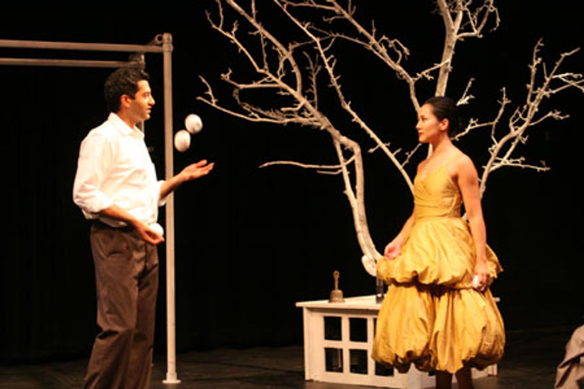 Alfredo Narciso (The Prince) and Jennifer Ikeda (Hermiane)  at 