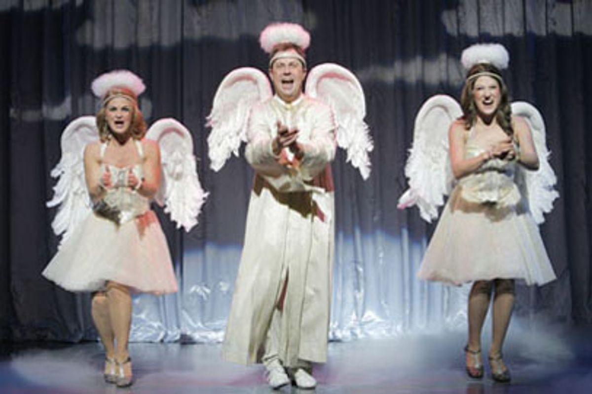 Mary Birdsong, Brooks Ashmanskas and Nicole Parker at 