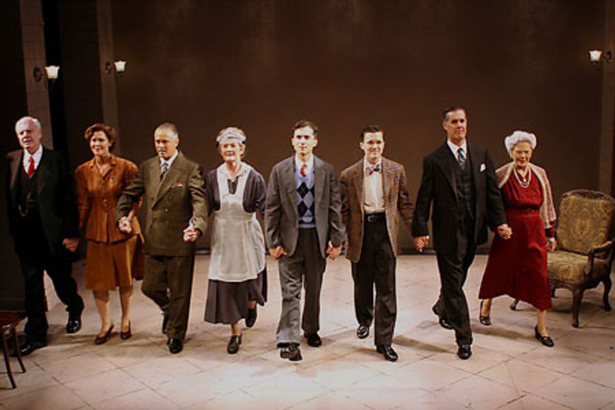 John McMartin, Rebecca Luker, Matthew Arkin, Katherine McGrath, Charles Socarides, Jeremy Blackman, Jack Gilpin, and Pamela Payton-Wright at 