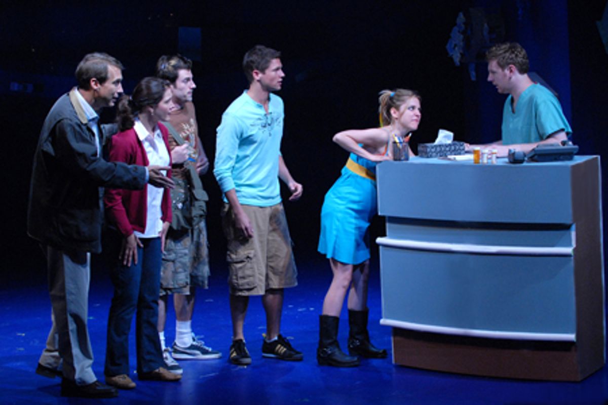 Gregg Edelman, Kaitlin Hopkins, Lance Rubin, David Burtka, Kerry Butler, and Ian Scott McGregor
 at 
