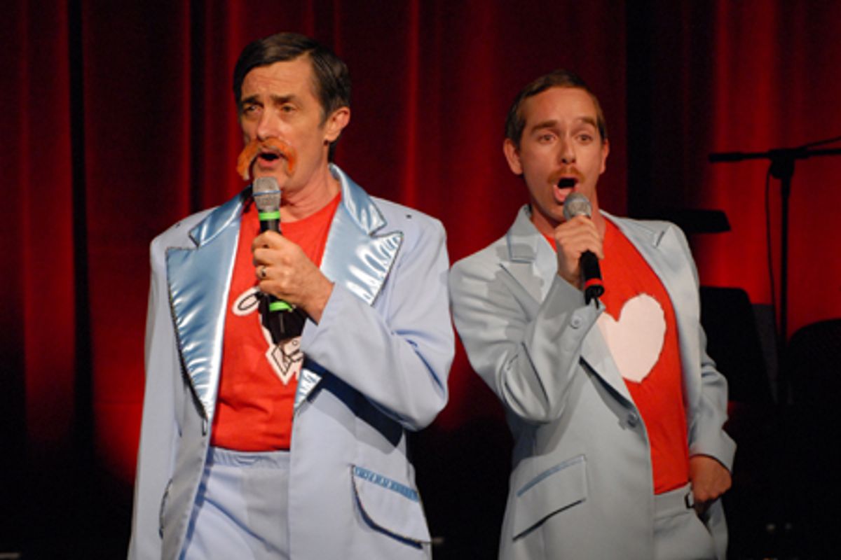 Roger Rees and Sam Breslin Wright at 