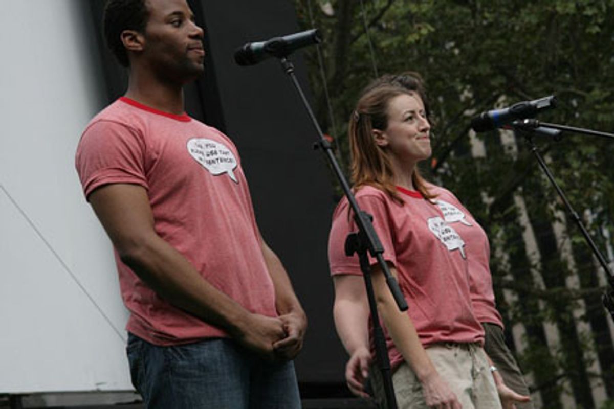 Maurice Murphy and Kate Wetherhead at 