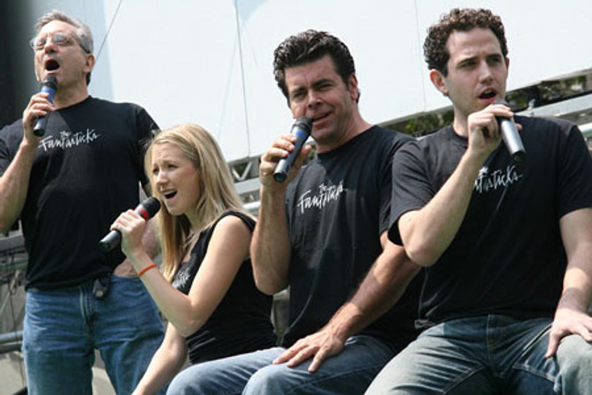 Martin Vidnovic, Sara Jean Ford, Burke Moses and Santino Fontana at 