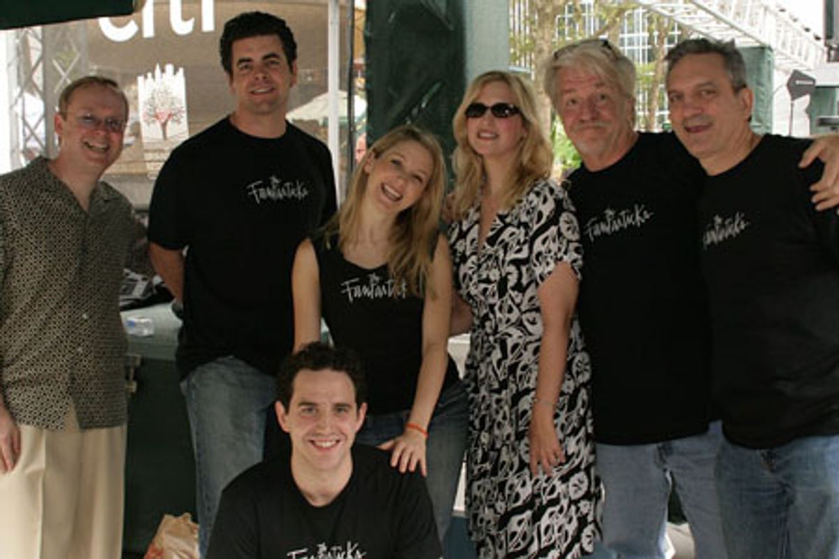 The cast of The Fantasticks at 