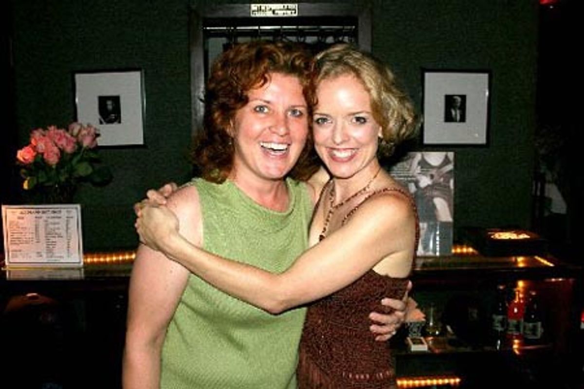 Klea Blackhurst and Nancy Anderson at 