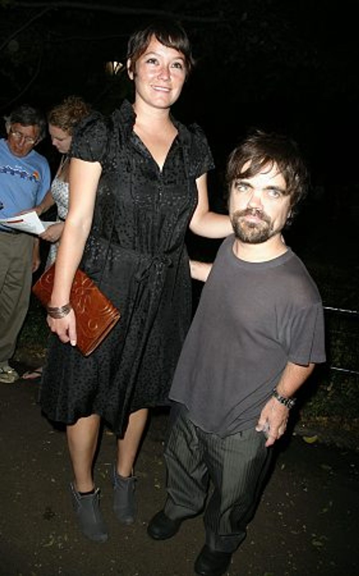 Erika Schmidt and Peter Dinklage at 