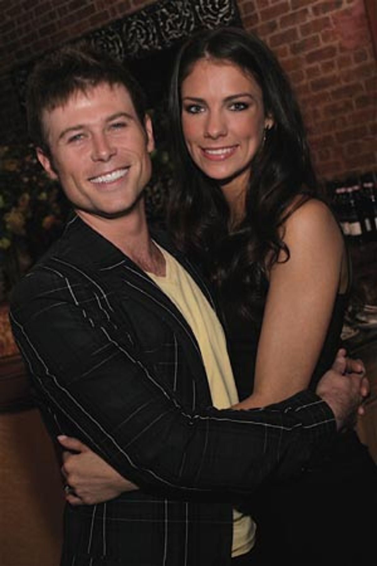 Jacob Young and fiancee Christen Steward at 