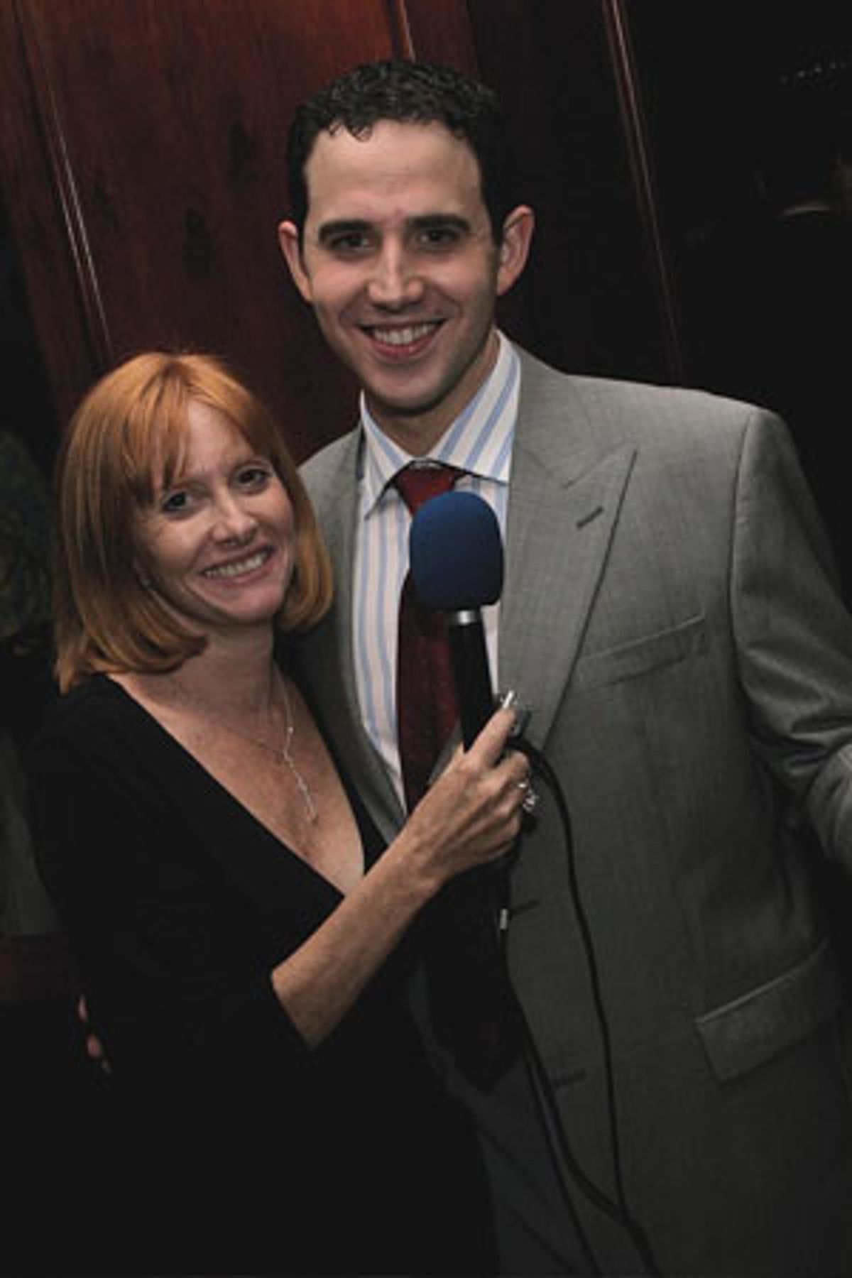 Jane Waldman and Santino Fontana at 