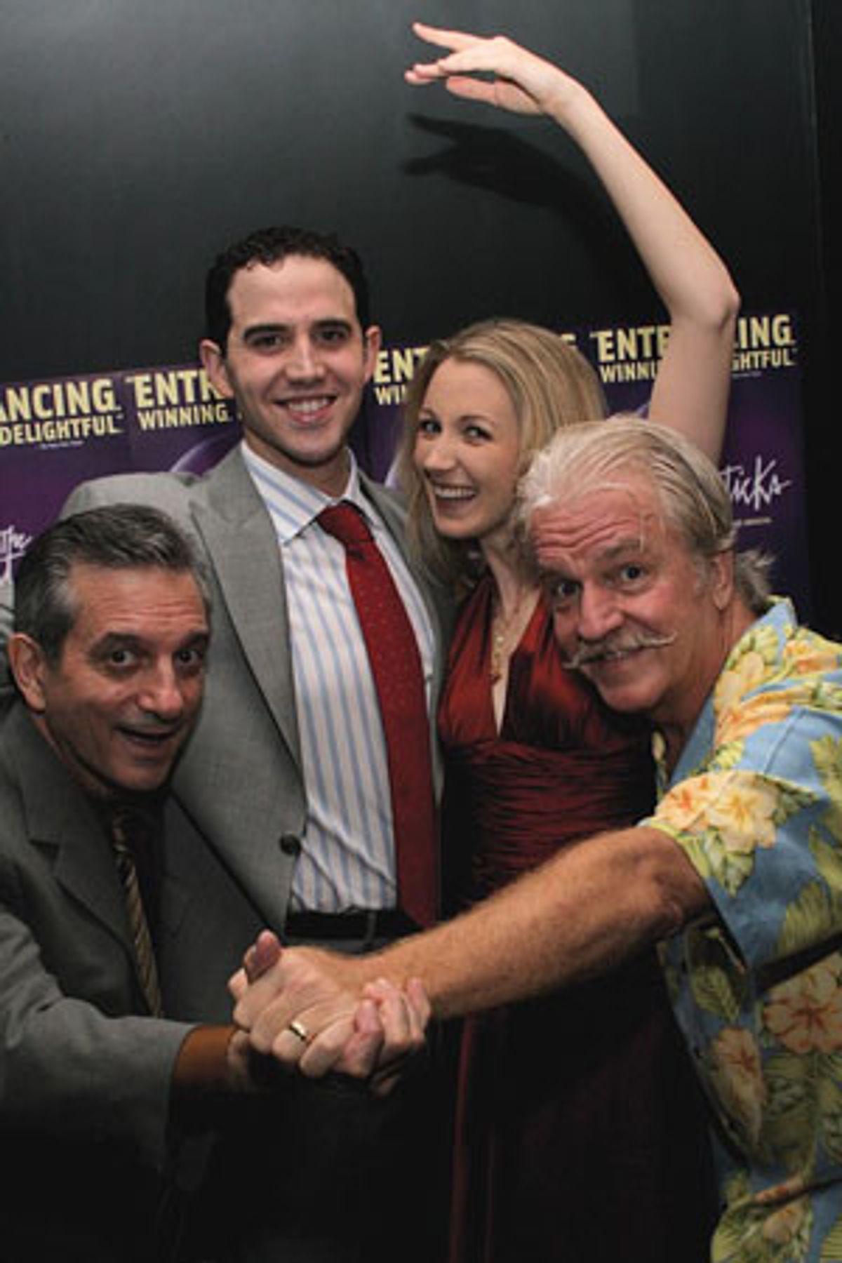 Martin Vidnovic, Santino Fontana, Sara Jean Ford and Leo Burmester at 