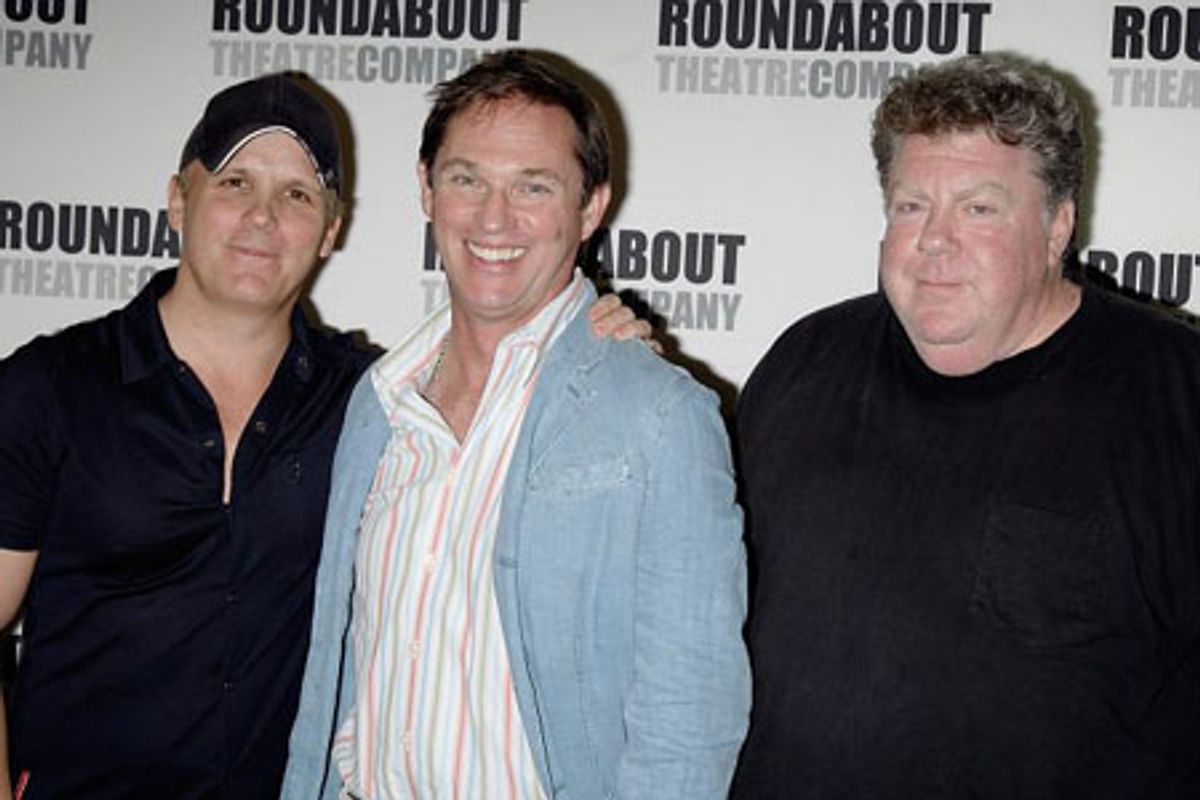 Scott Ellis, Richard Thomas and George Wendt at 