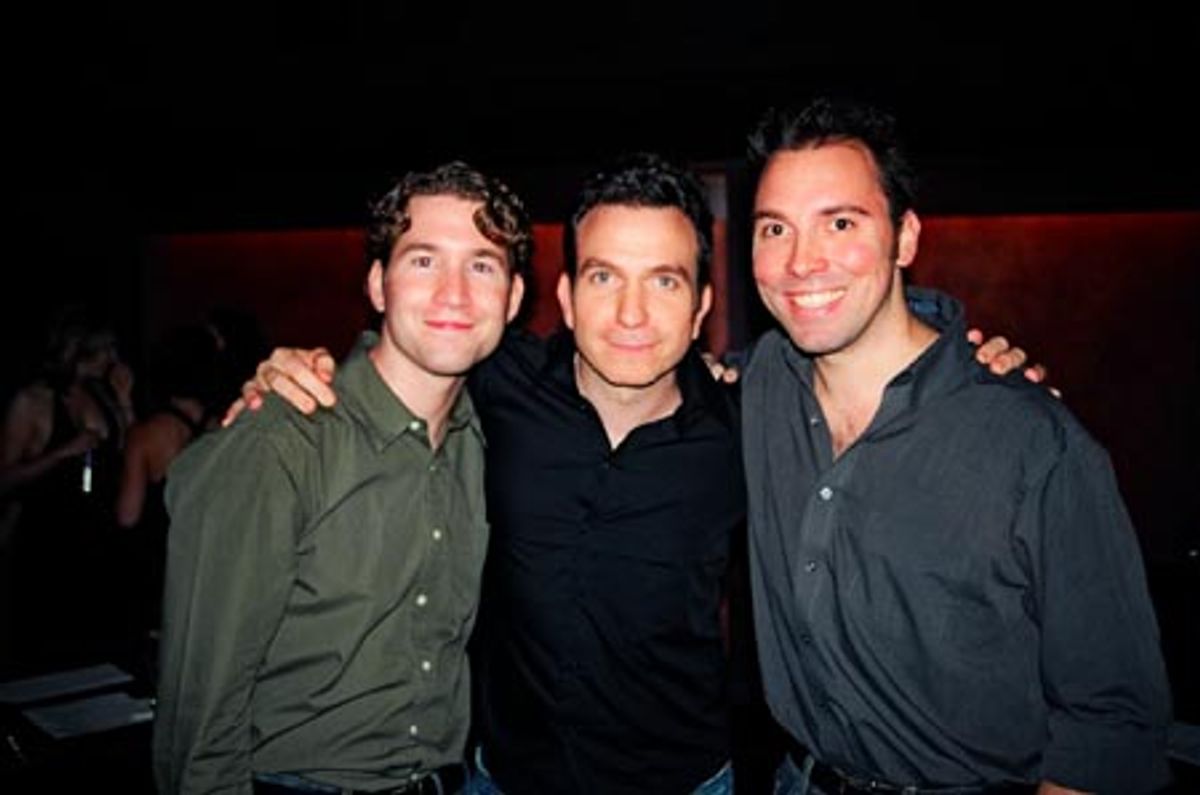 Weeds boys John Weisenburger, Eddie Varley and John Paul Skocik at 