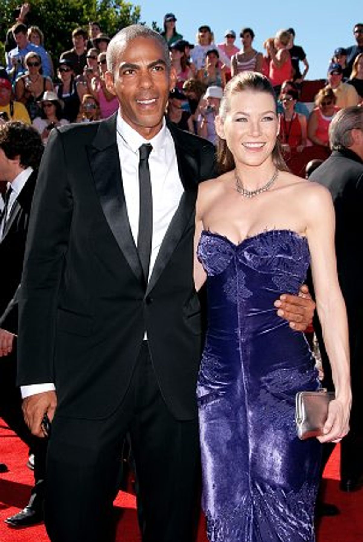 Ellen Pompeo and guest at 