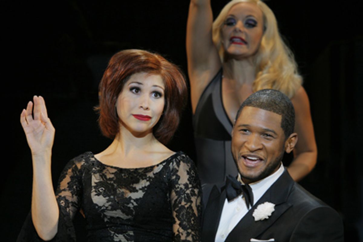 Bianca Marroquin and Usher at 