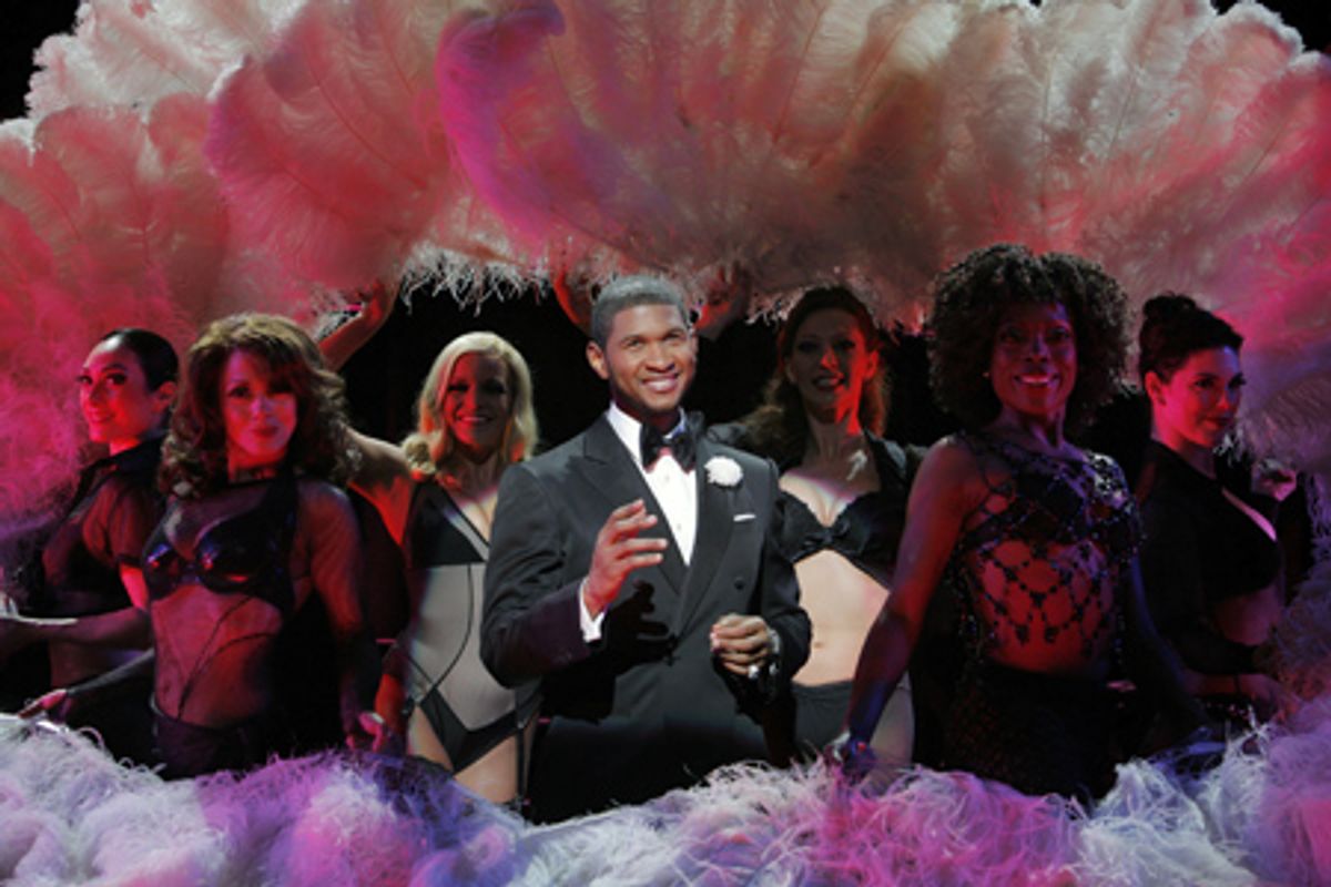 Usher and ensemble at 