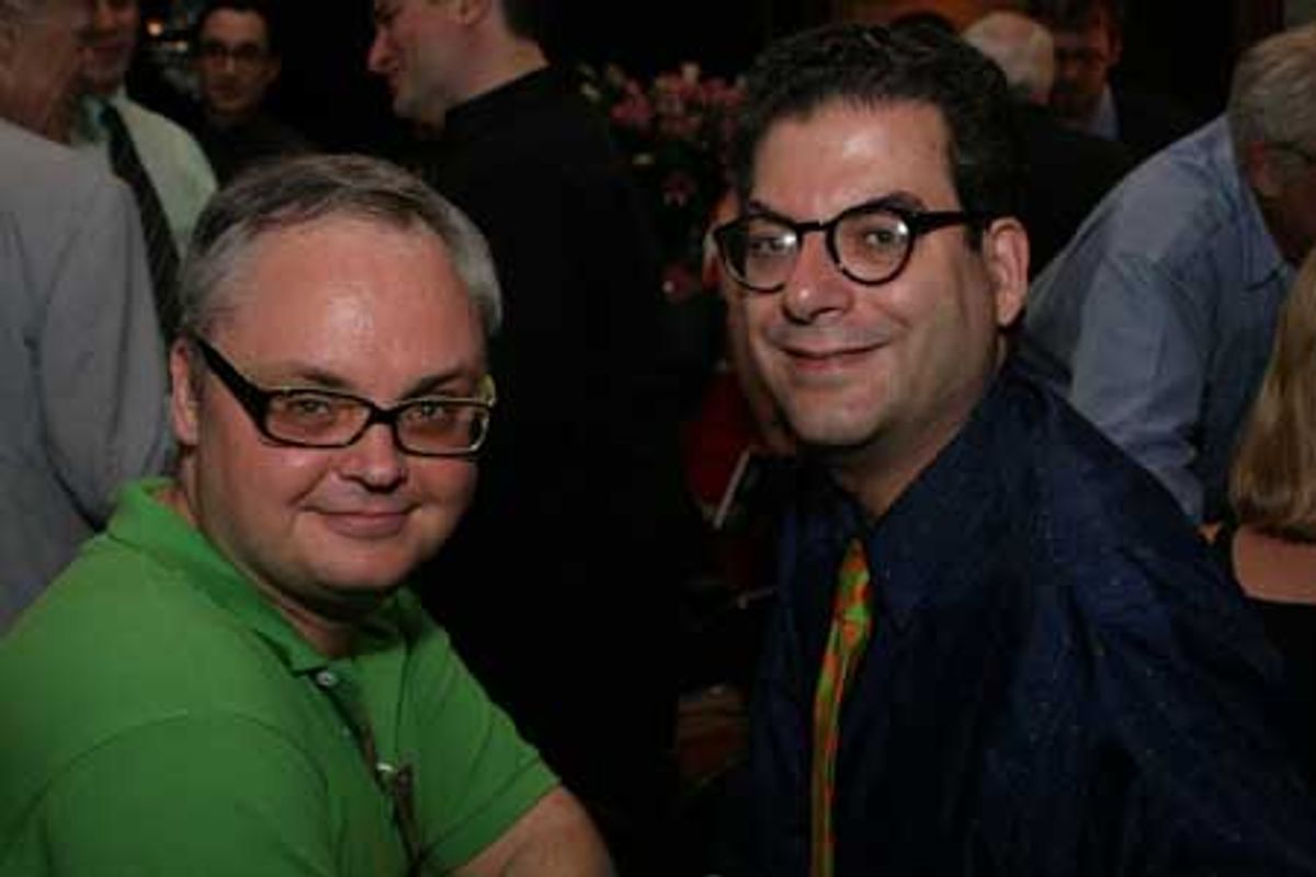 Micky Boardman and Michael Musto at 