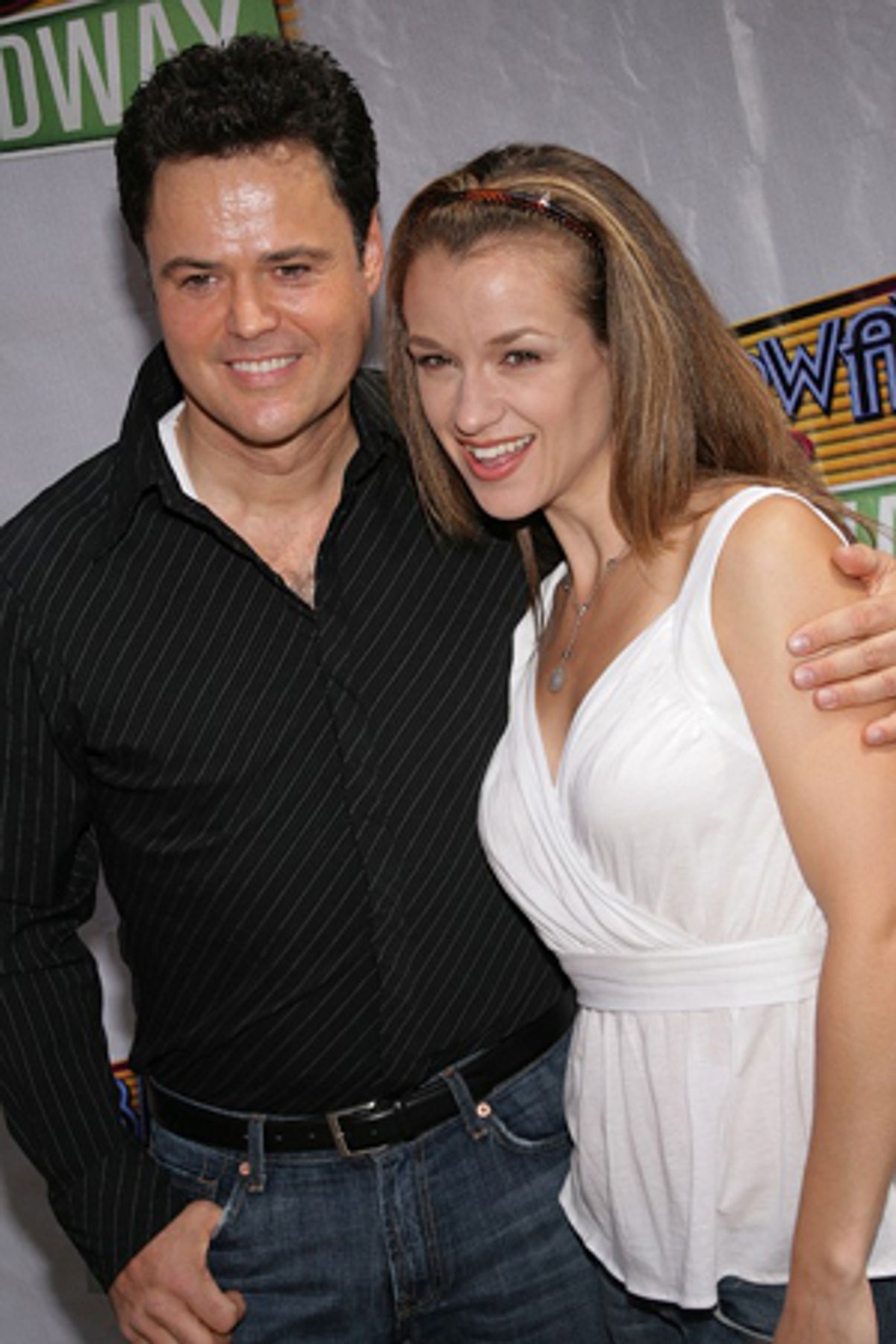Donny Osmond and Sarah Uriarte Berry at 