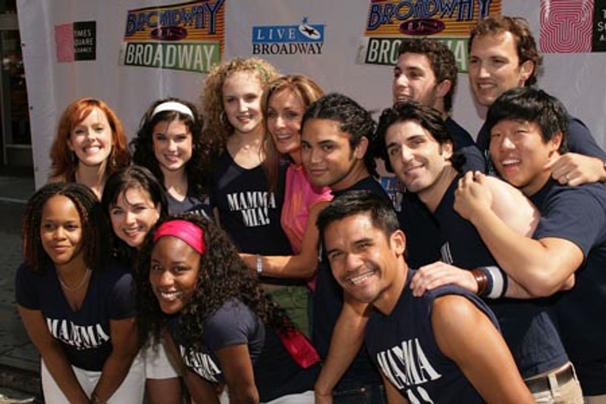 The cast of Mamma Mia! at 
