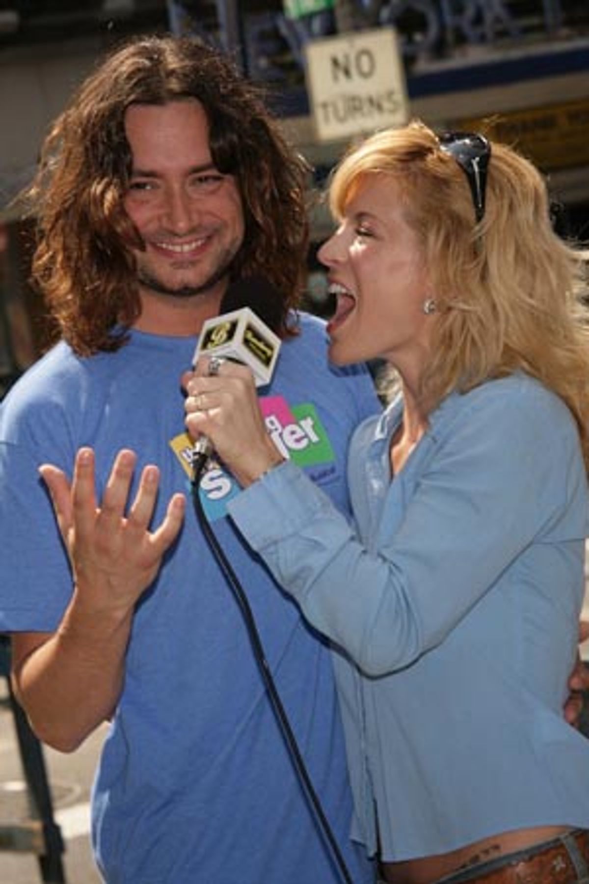 Constantine Maroulis and Felicia Finley at 