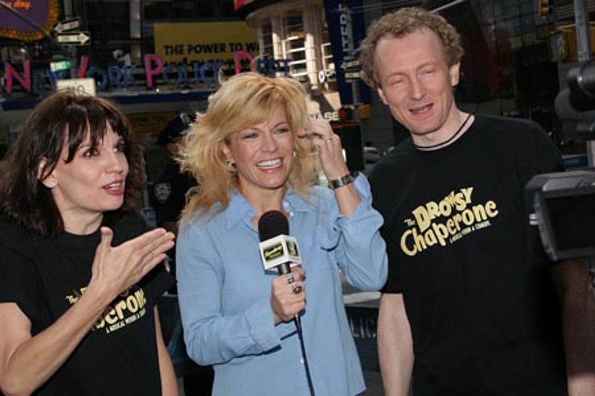 Beth Leavel, Felicia Finley and Bob Martin at 