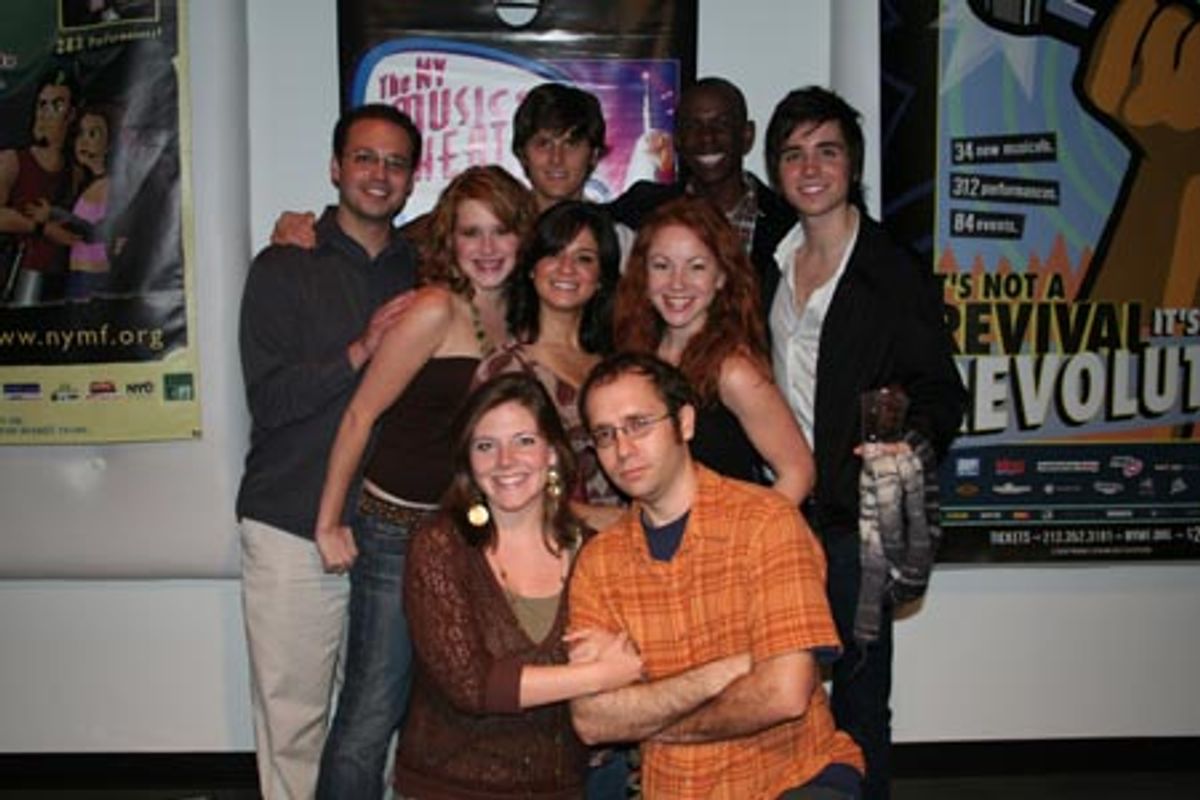 Top Row: Leo Goodman (NYMF, Lunch), BRyan Davis (NYMF, Lunch), Correy West (NYMF, Lunch) and Matt Doyle (NYMF, Lunch); Middle Row: Hollis Scarborough (NYMF, Lunch), Alessandra Migliaccio (NYMF, Lunch) and Tara Giordano (NYMF, Lunch); Bottom Row: Kelly Tit at 