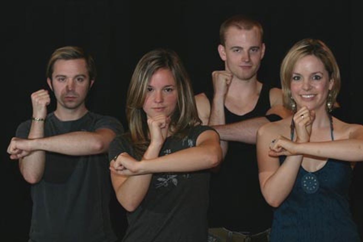 Danny Calvert, Libby Winters, Micah Shepard and Molly Laurel at 