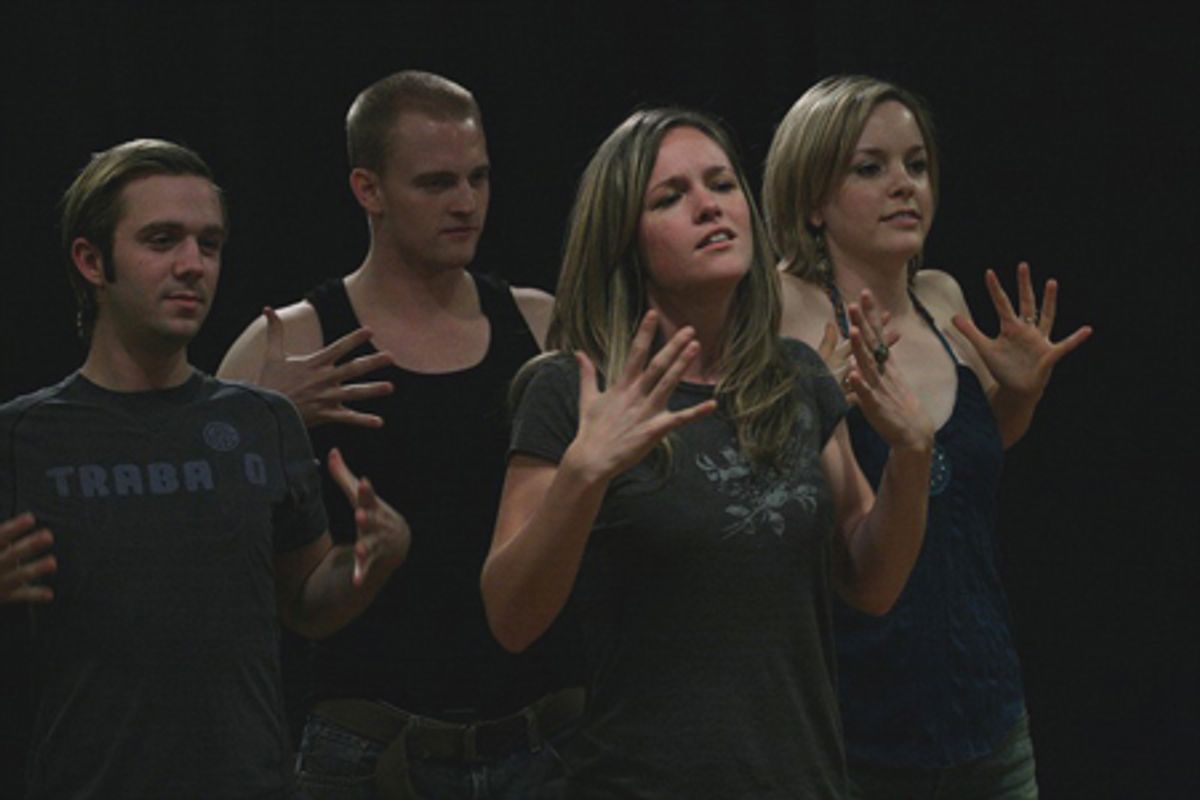 Danny Calvert, Micah Shepard, Libby Winters and Molly Laurel at 