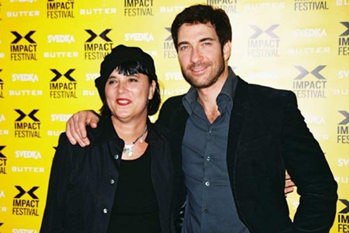 Eve Ensler and Dylan McDermott at 