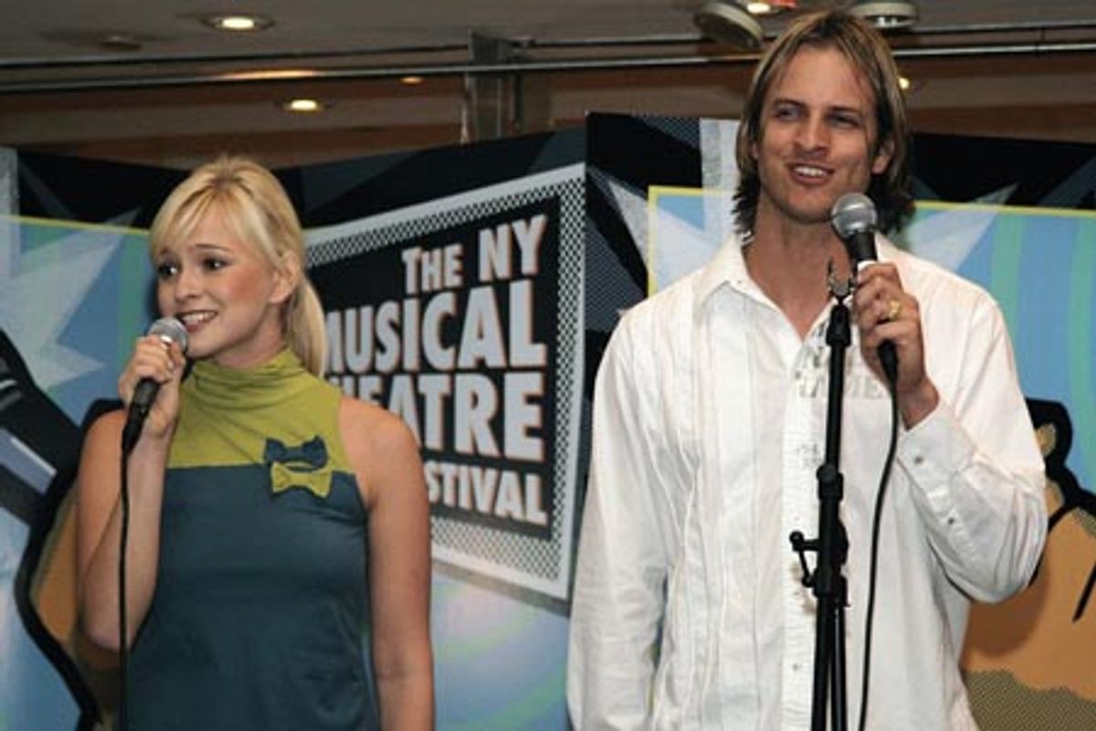 Hanna Liina-Vosa and Daniel Thornton singing 'One True Friend' from Angels at 