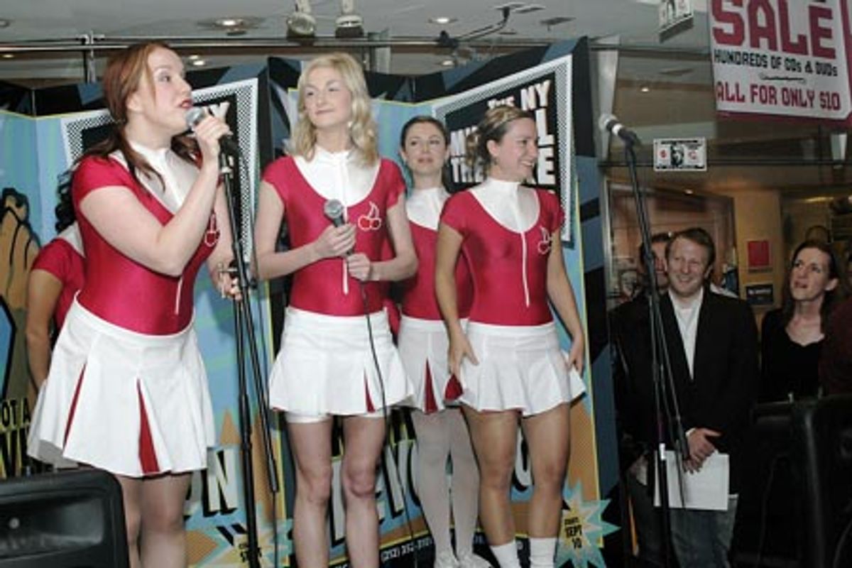 Kellie Rode (hidden), Esther Hannaford, Amanda Levy, Verity Hunt-Ballard and Rosemarie Harris at 