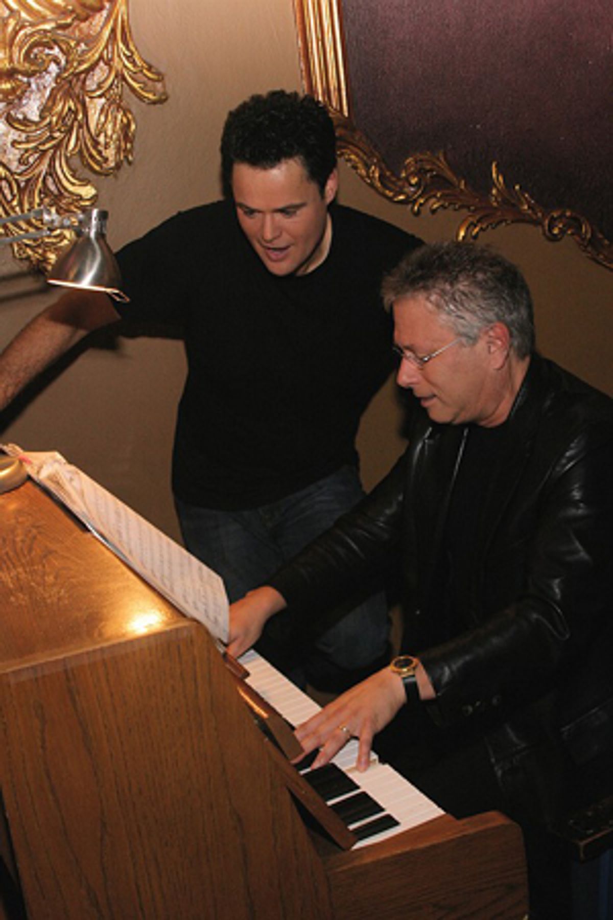 Donny Osmond and Alan Menken at 