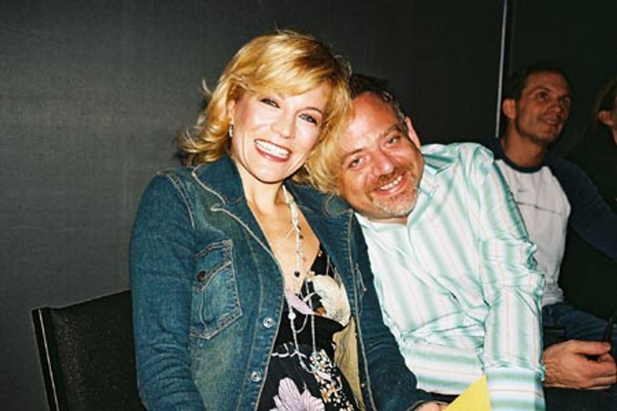 Felicia Finley (The Wedding Singer/NYMF Broadway Idol Celebrity Judge) and Marc Shaiman at 