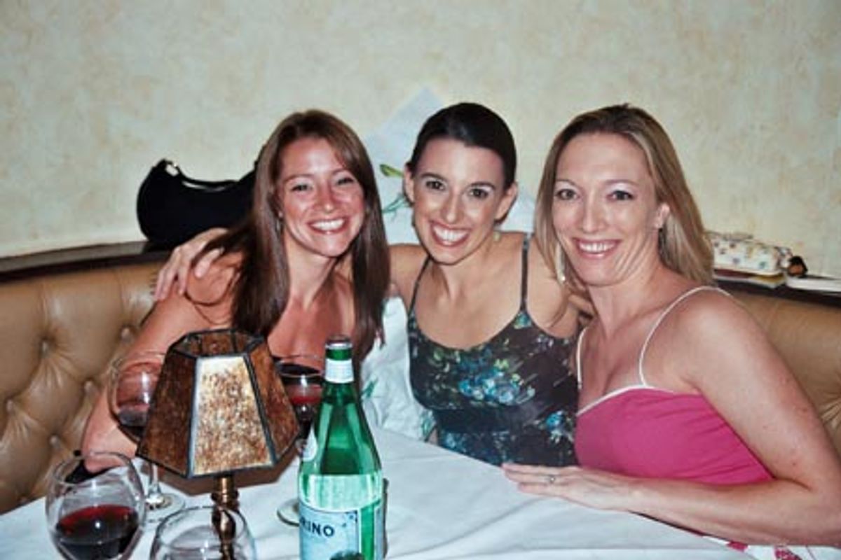 Nicole Jones, Lyndy Franklin (Swing; u/s Bebe, Maggie, Connie and Kristine) and Macy Reeves at 