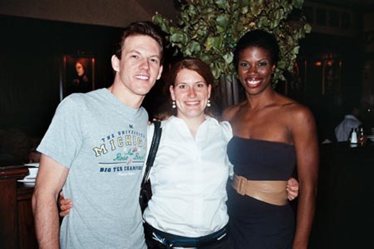 Ken Alan (Bobby), Megan Larche (Casting Director) and Deidre Goodwin (Sheila) at 