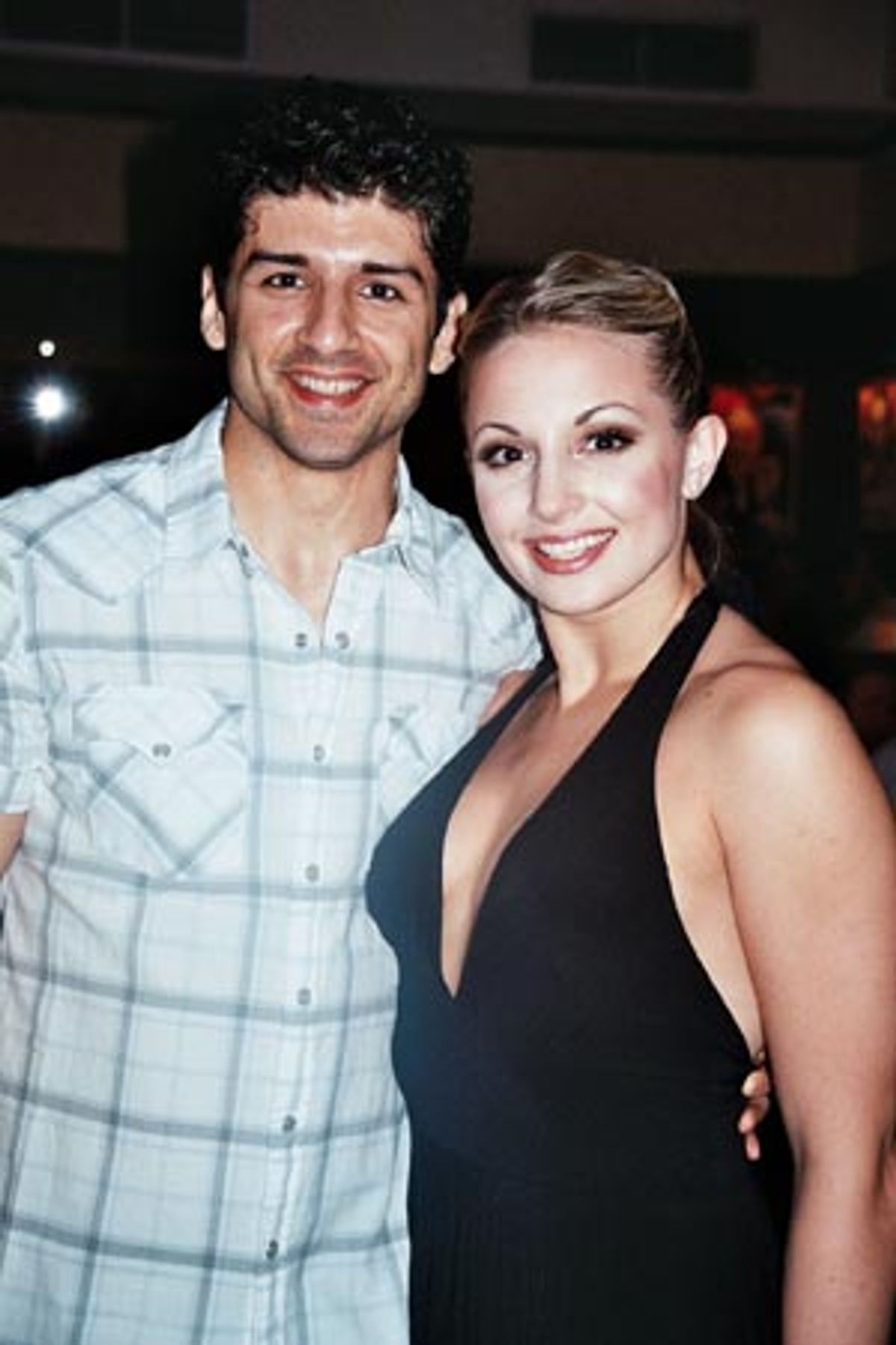 Tony Yazbeck and Jessica Lee Goldyn (Val) at 