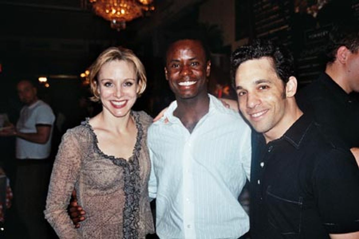 Charlotte dâ€™Amboise (Cassie), James Lane (Richie) and Jeffrey Schecter (Mike) at 