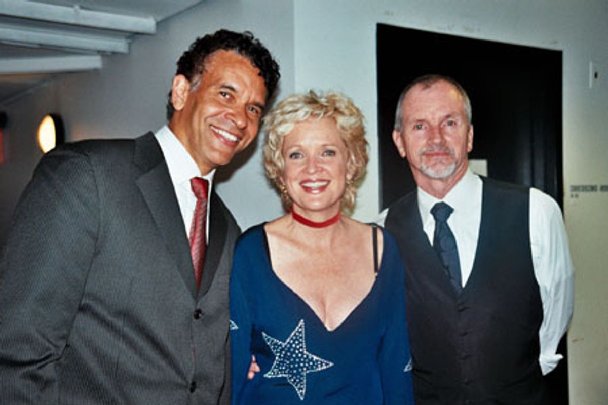 Brian Stokes Mitchell, Christine Ebersole with her husband Bill Moloney (Percussion) at 
