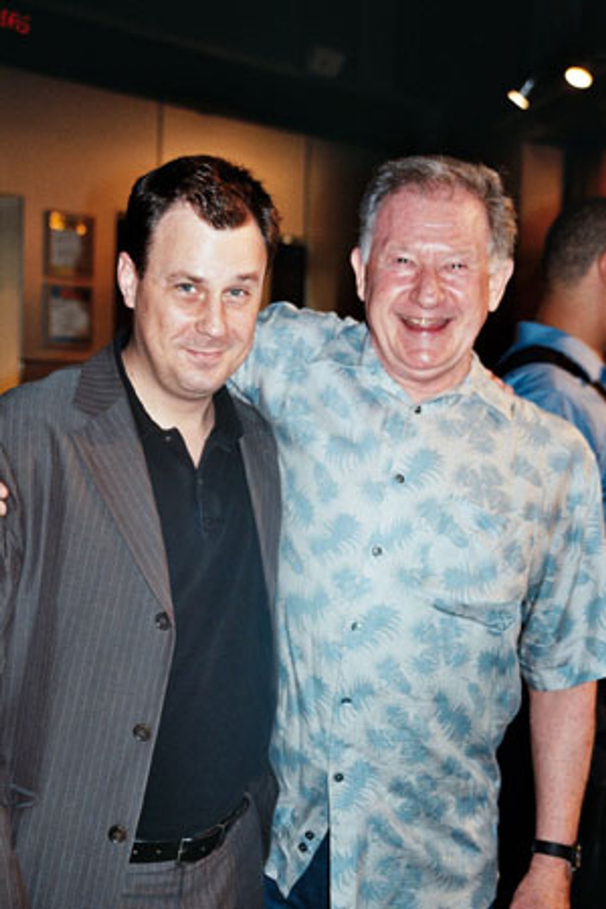 Brooks Ashmanskas (Martin Short's Fame Becomes Me) and Harvey Evans  at 