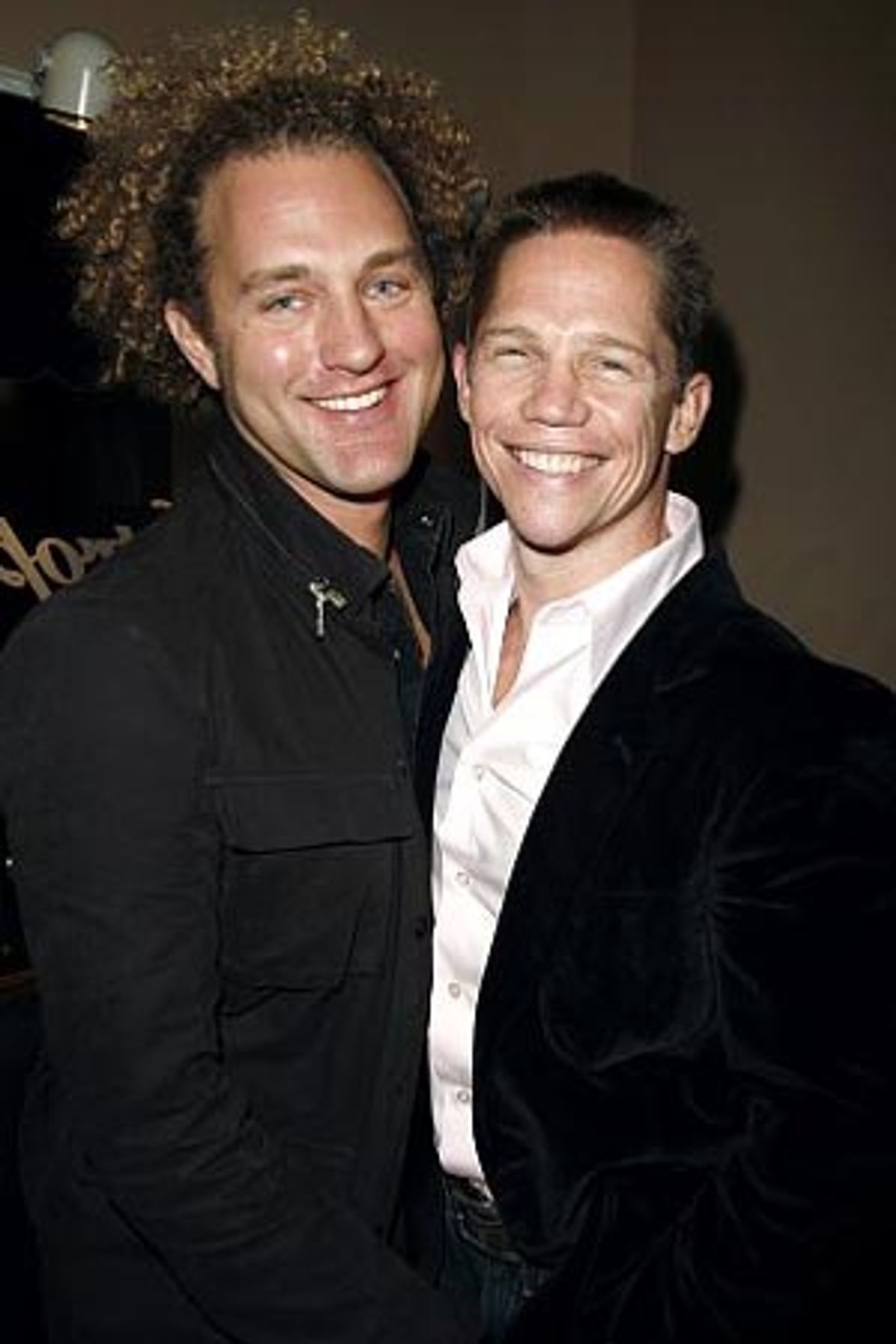 Stylist Tommy Solari and Jack Noseworthy at 