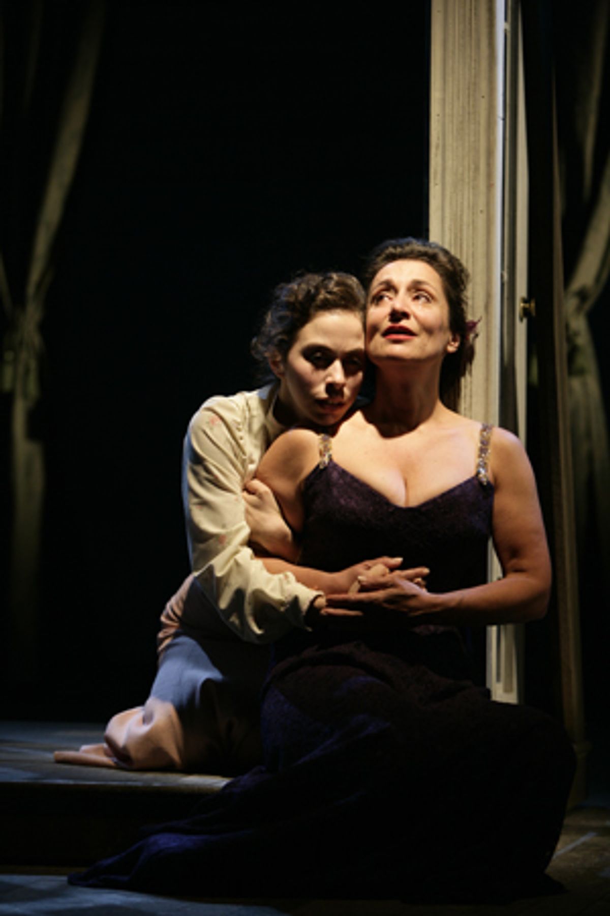 Emily Young as Anya, and Phyllis Kay as Lovey at 