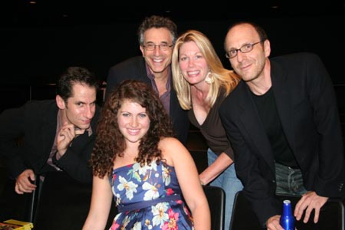Seth Rudetsky, Jaimie Mayer, Chip Zien, Marin Mazzie and Lonny Price at 