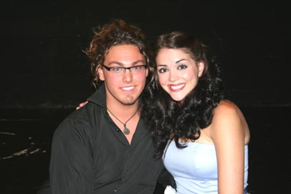 NYMF Broadway Idol Contestants Jamieson Lindenburg and Elizabeth DeRosa at 