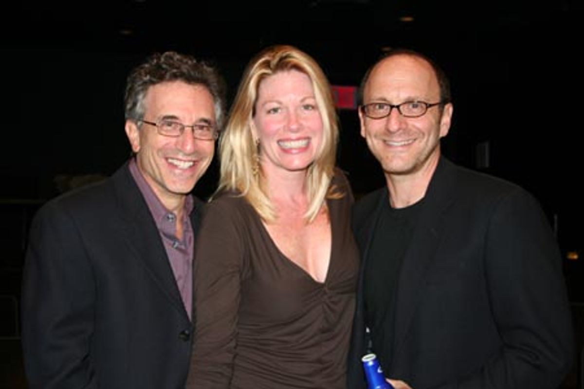 Chip Zien, Marin Mazzie and Lonny Price at 