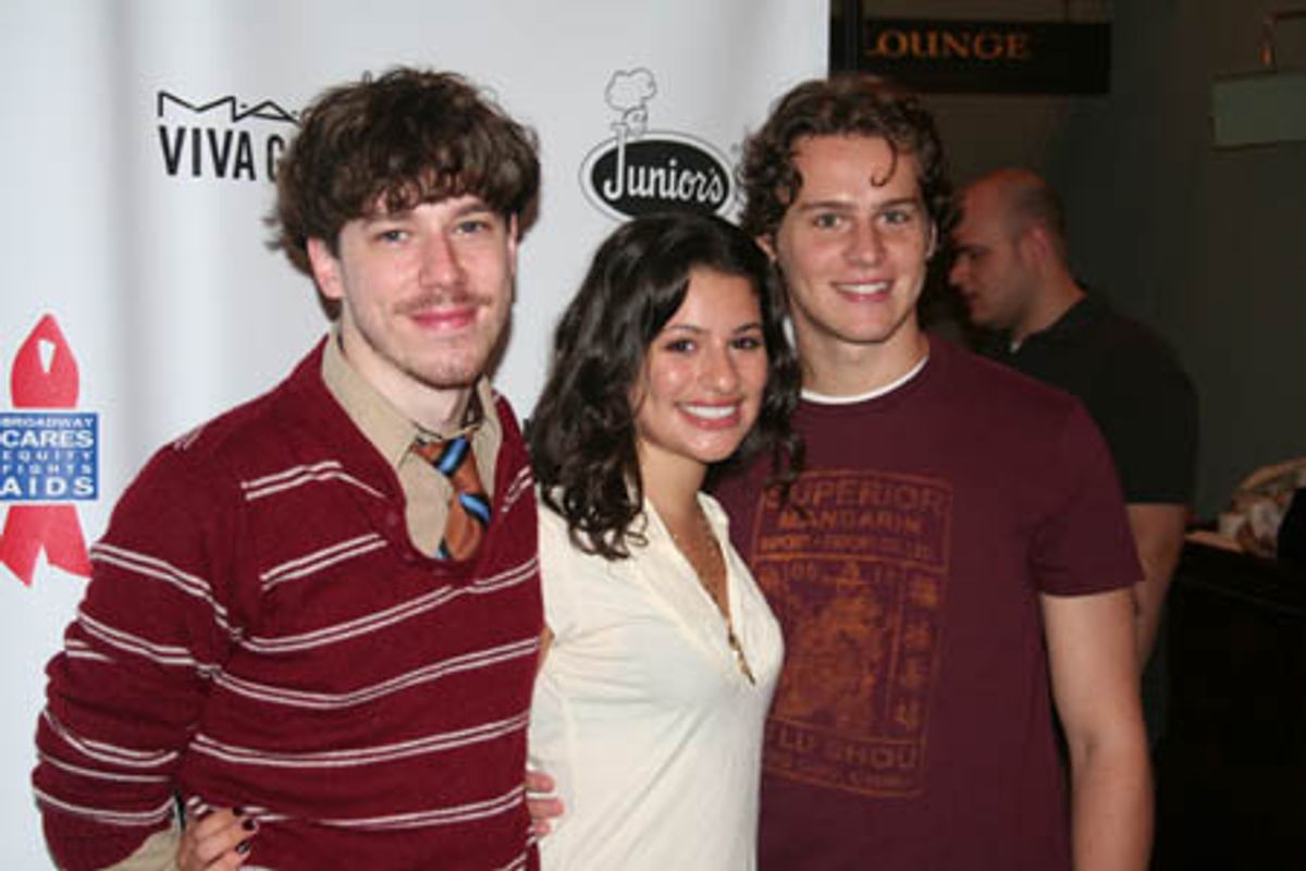 Upcoming Spring Awakening's Jonathan Gallagher, Lea Michele and Jonathan Groff at 